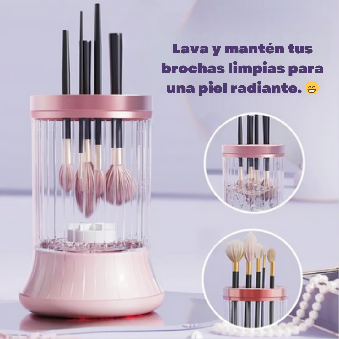 ¡Limpiador de Brochas Eléctrico! Tu skin care empieza con brochas limpias. ✨ 💄