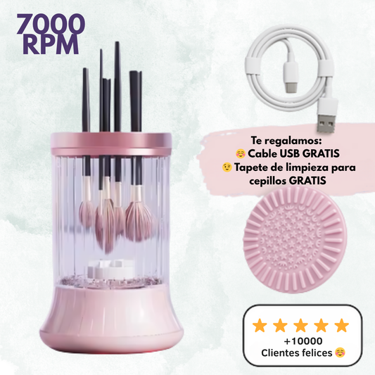 ¡Limpiador de Brochas Eléctrico! Tu skin care empieza con brochas limpias. ✨ 💄