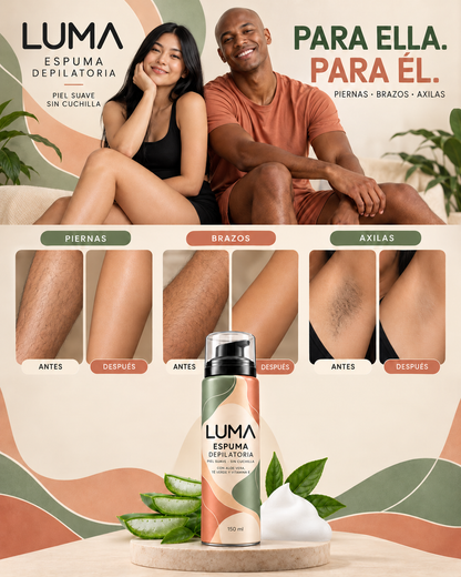 LUMA ESPUMA DEPILATORIA SIN CUCHILLA