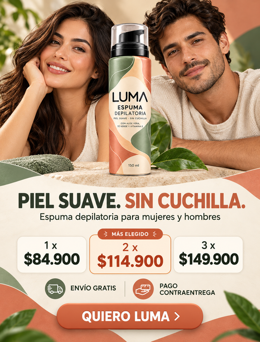 LUMA ESPUMA DEPILATORIA SIN CUCHILLA