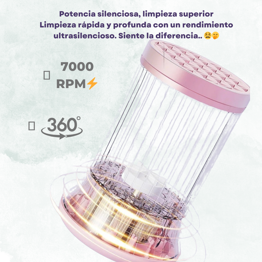 ¡Limpiador de Brochas Eléctrico! Tu skin care empieza con brochas limpias. ✨ 💄