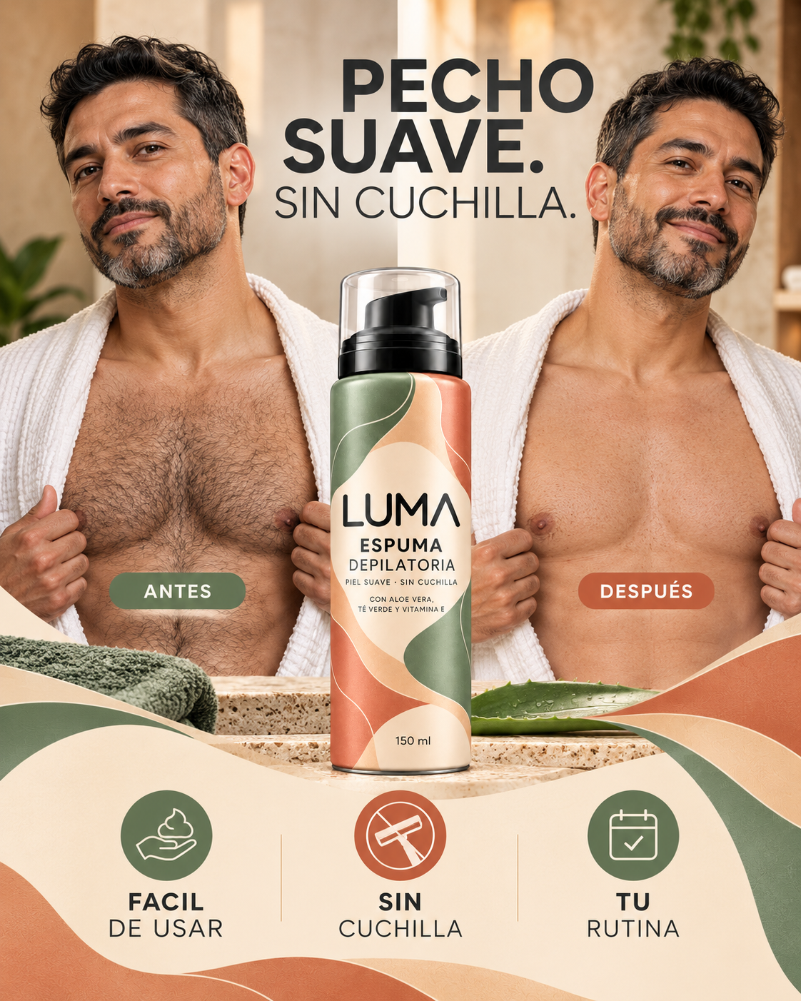 LUMA ESPUMA DEPILATORIA SIN CUCHILLA