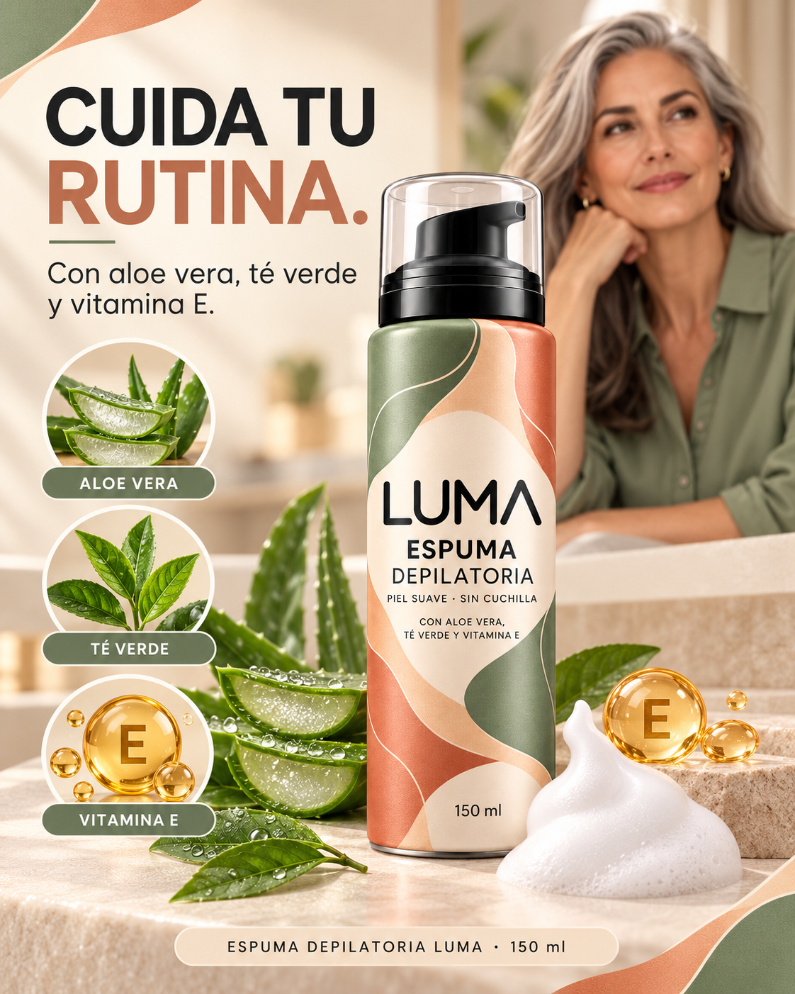 LUMA ESPUMA DEPILATORIA SIN CUCHILLA