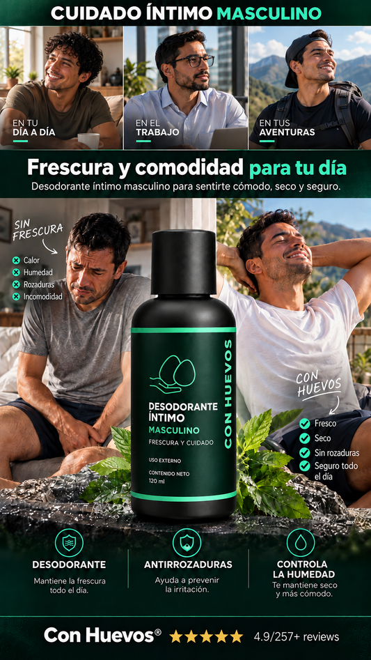 CON HUEVOS - DESODORANTE INTIMO